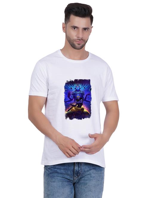 round neck printed unisex t-shirt - 20398251 - Very Small Image - 1