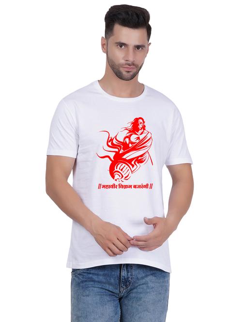 round neck printed unisex t-shirt - 20398268 - Very Small Image - 1