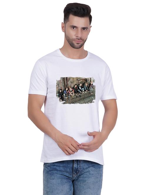unisex round neck graphic printed regular t-shirt - 20398350 - Very Small Image - 1