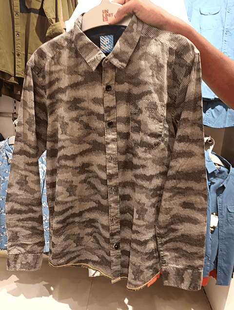 grey cotton blend tshirt - 20399736 - Very Small Image - 1