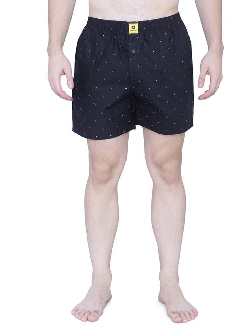 men mid rise micro printed boxer - 20404296 - Very Small Image - 1
