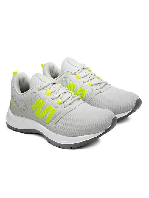 men solid grey lace-up sport shoe - 20404455 - Very Small Image - 1