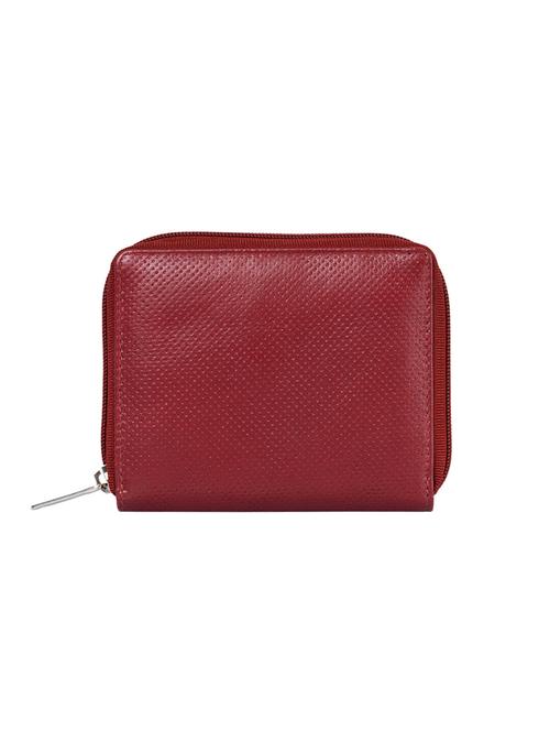 maroon leatherette regular pouch - 20405059 - Very Small Image - 1