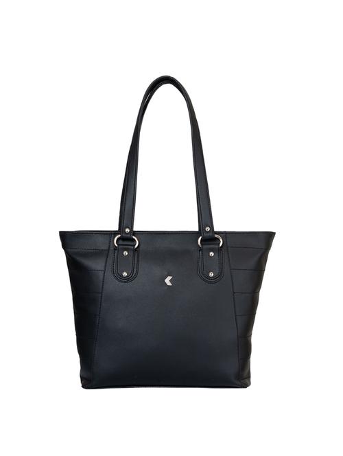 women solid leatherette handbag - 20405109 - Very Small Image - 1