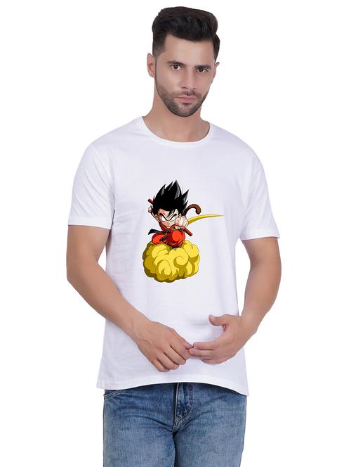 men round neck graphic print t-shirt - 20405252 - Very Small Image - 1