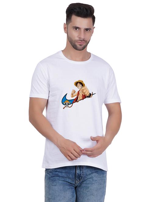 men round neck graphic print t-shirt - 20405292 - Very Small Image - 1