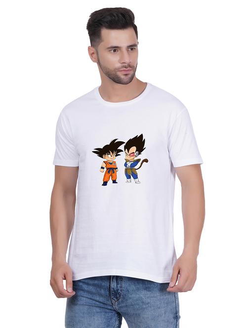 men round neck graphic print t-shirt - 20405324 - Very Small Image - 1