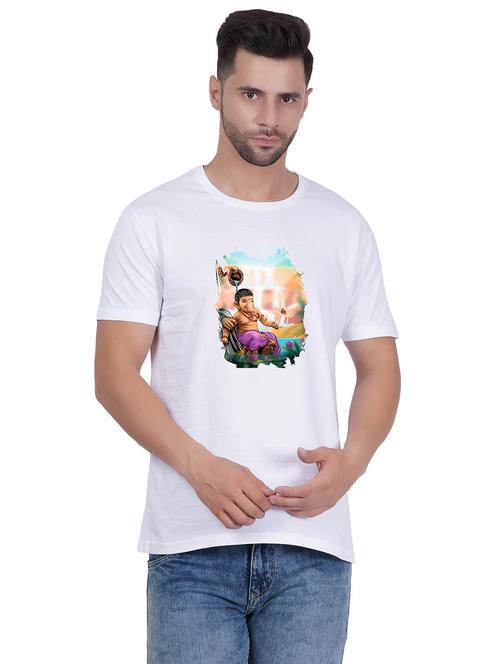 men round neck graphic printed regular t-shirt - 20405389 - Very Small Image - 1