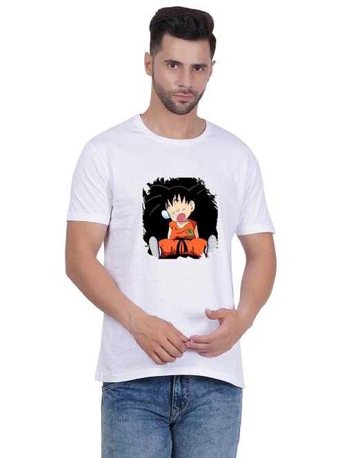 men round neck graphic printed regular t-shirt - 20405390 - Very Small Image - 1
