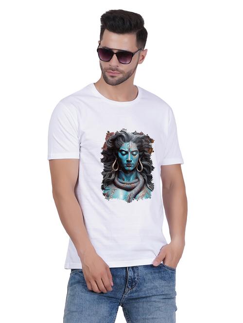 men round neck graphic printed regular t-shirt - 20405401 - Very Small Image - 1