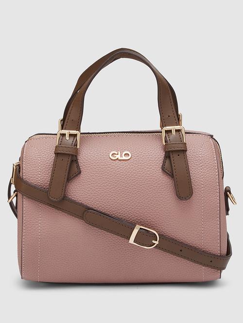 women solid leatherette handbag - 20405806 - Very Small Image - 1