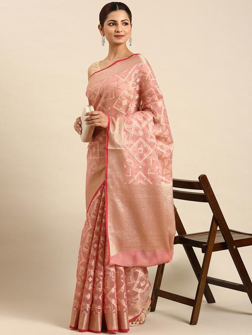 women's banarasi saree with blouse - 20406058 - Very Small Image - 1