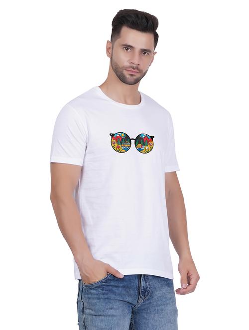 unisex round neck graphic printed t-shirt - 20406620 - Very Small Image - 1