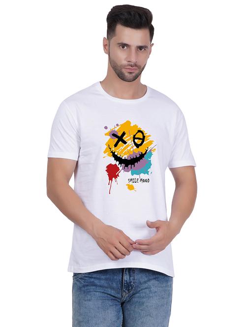 unisex round neck graphic printed t-shirt - 20406635 - Very Small Image - 1