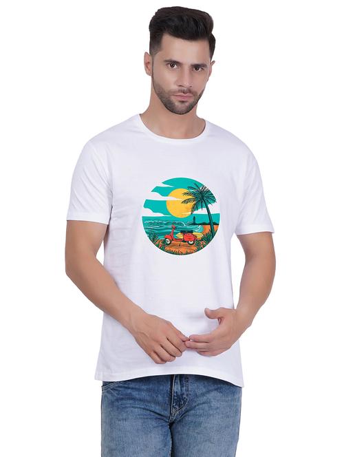 unisex round neck graphic printed t-shirt - 20406640 - Very Small Image - 1
