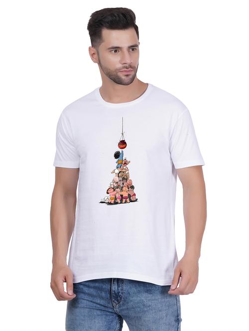 unisex round neck graphic printed t-shirt - 20406659 - Very Small Image - 1