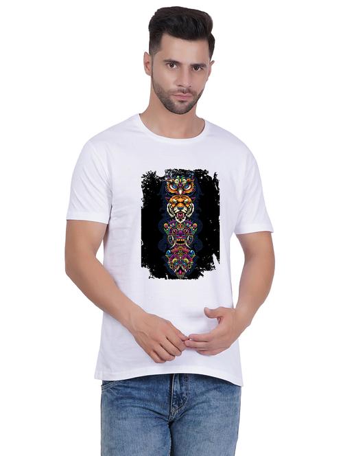 unisex round neck graphic printed regular t-shirt - 20406699 - Very Small Image - 1