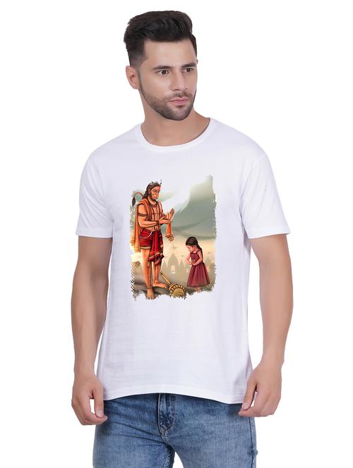 unisex round neck graphic printed regular t-shirt - 20406706 - Very Small Image - 1