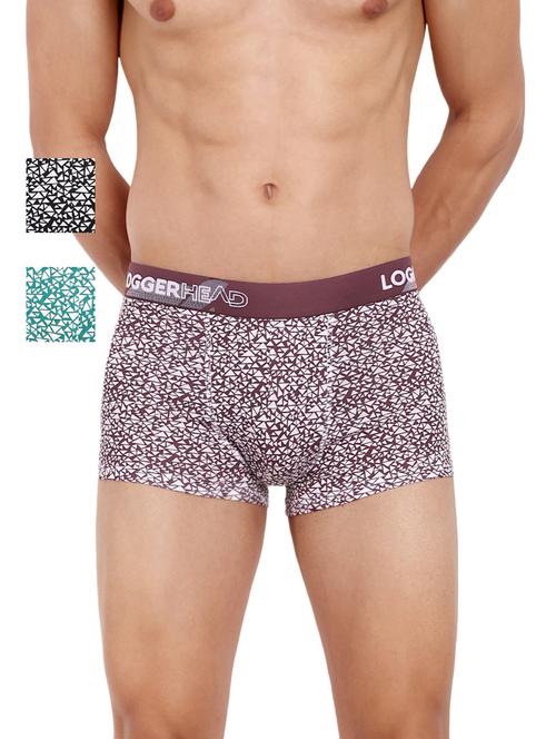 pack of 3 printed trunks - 20408148 - Very Small Image - 1