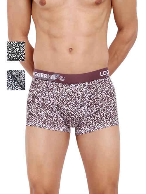 pack of 3 printed trunks - 20408149 - Very Small Image - 1
