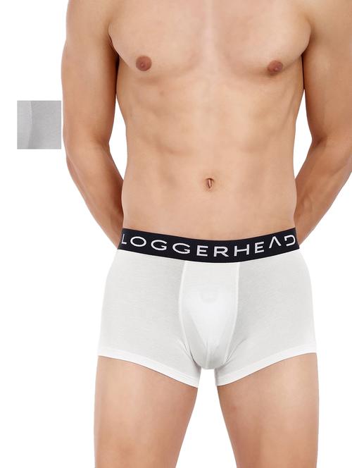 pack of 2 multi colored solid trunks - 20408226 - Very Small Image - 1