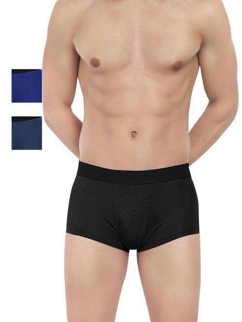 pack of 3 multi colored solid trunks - 20408287 - Very Small Image - 1