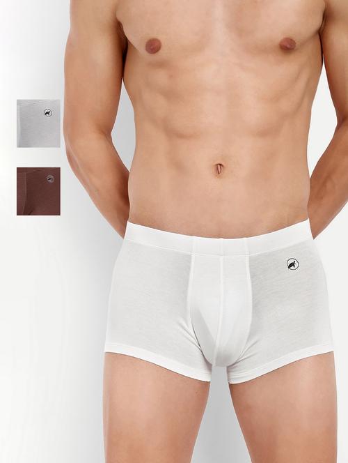 pack of 3 solid trunks - 20408390 - Very Small Image - 1