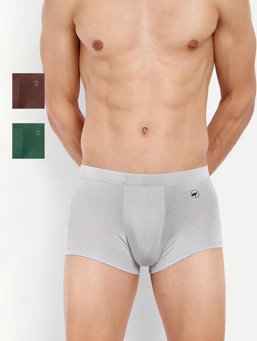 pack of 3 solid trunks - 20408393 - Very Small Image - 1