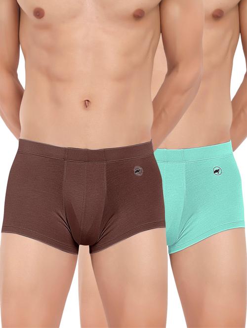 men pack of 2 solid trunks - 20408403 - Very Small Image - 1