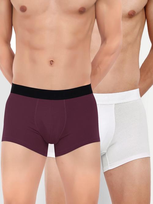 men pack of 2 solid trunks - 20408441 - Very Small Image - 1