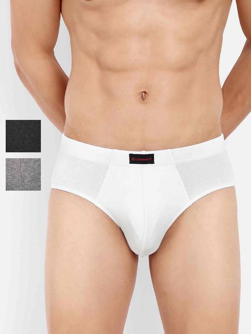 men pack of 3 solid hipster briefs - 20408576 - Very Small Image - 1