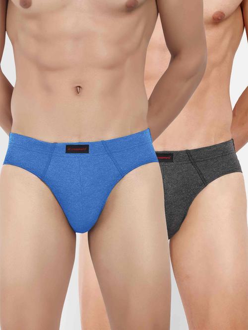 men pack of 2 solid hipster briefs - 20408597 - Very Small Image - 1