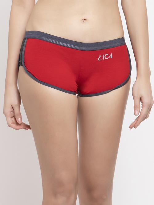 red modal boy shorts panty - 20408686 - Very Small Image - 1