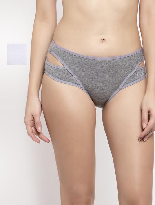 pack of 2 cotton blend hipster panty - 20408821 - Very Small Image - 1