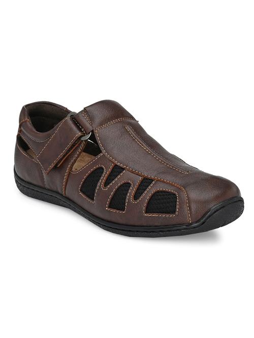 brown slip on sandals - 20409743 - Very Small Image - 1