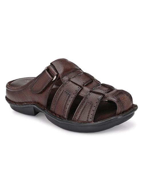 men solid slip on sandal - 20409767 - Very Small Image - 1