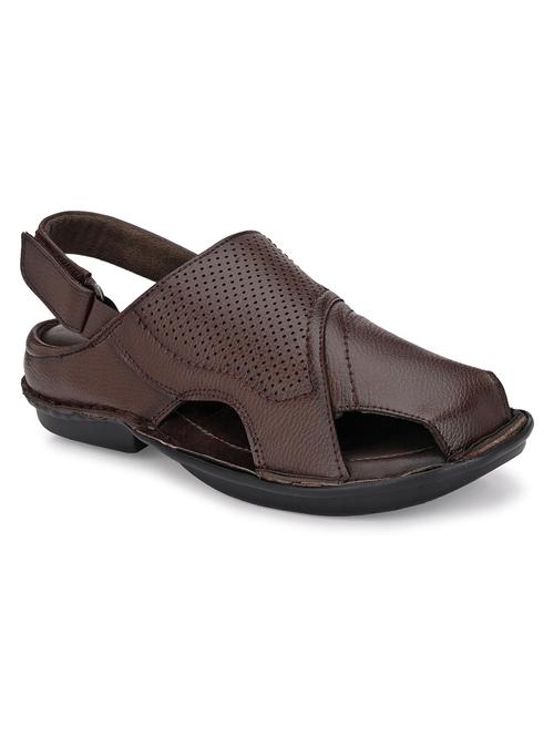 men solid back strap sandal - 20409784 - Very Small Image - 1