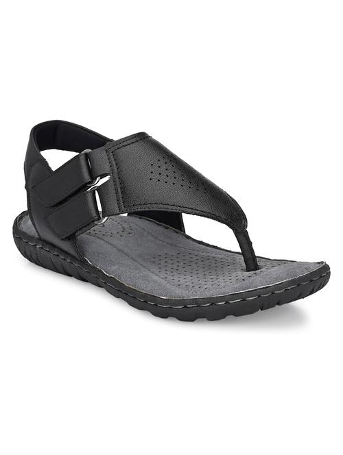 men solid back strap sandal - 20409789 - Very Small Image - 1
