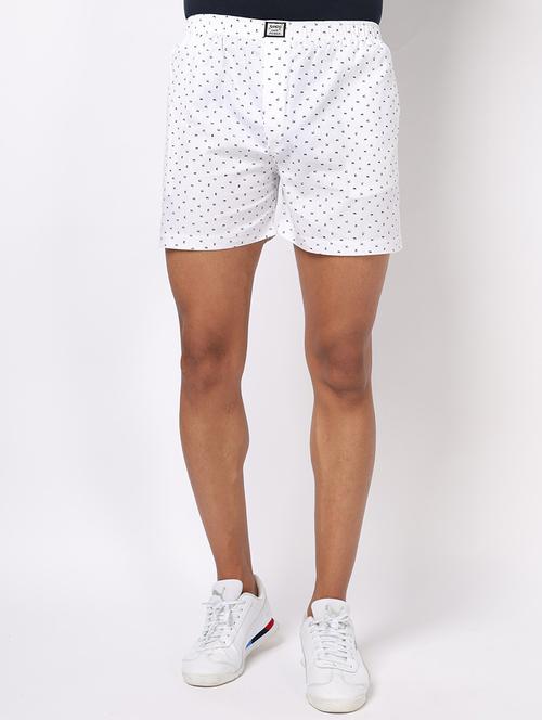 men white micro printed boxer shorts - 20410176 - Very Small Image - 1