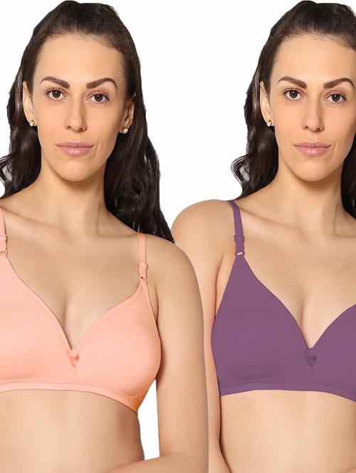 pack of 2 solid t-shirt bra - 20410587 - Very Small Image - 1