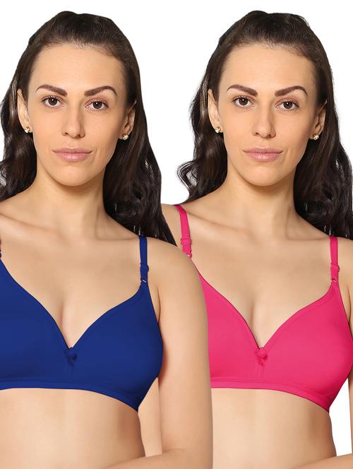 pack of 2 solid t-shirt bra - 20410619 - Very Small Image - 1