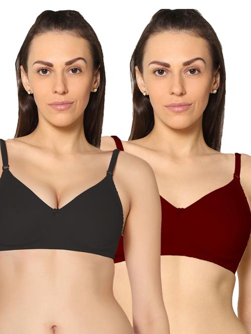 pack of 2 solid t-shirt bra - 20410695 - Very Small Image - 1