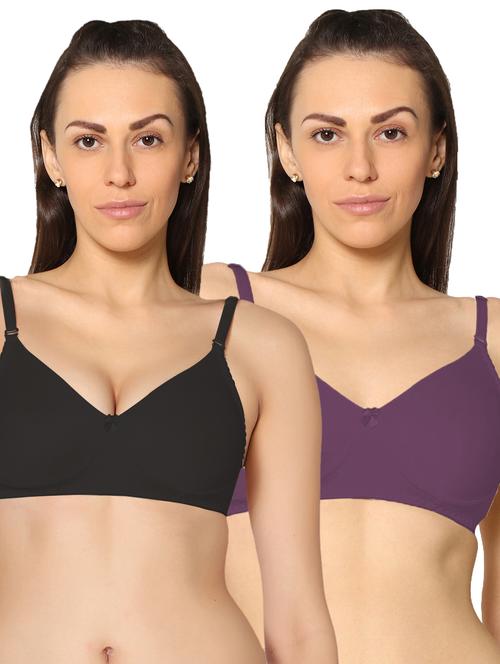 pack of 2 solid t-shirt bra - 20410703 - Very Small Image - 1