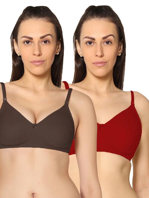 pack of 2 solid t-shirt bra - 20410708 - Very Small Image - 1