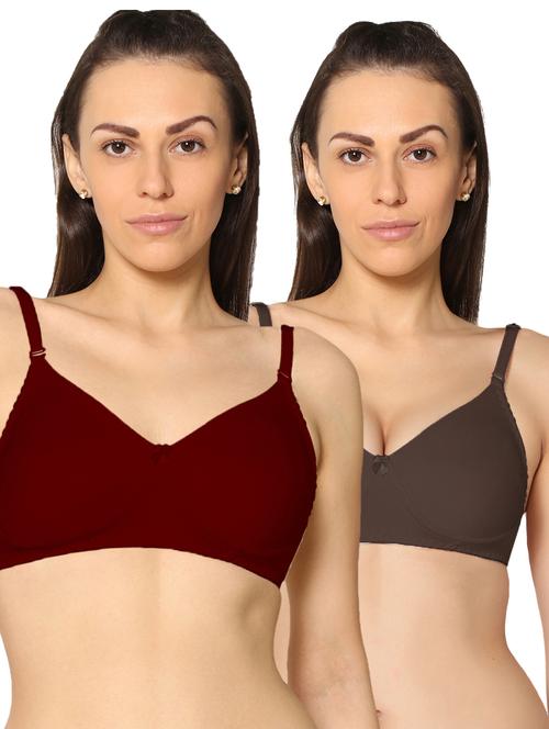 pack of 2 solid t-shirt bra - 20410715 - Very Small Image - 1