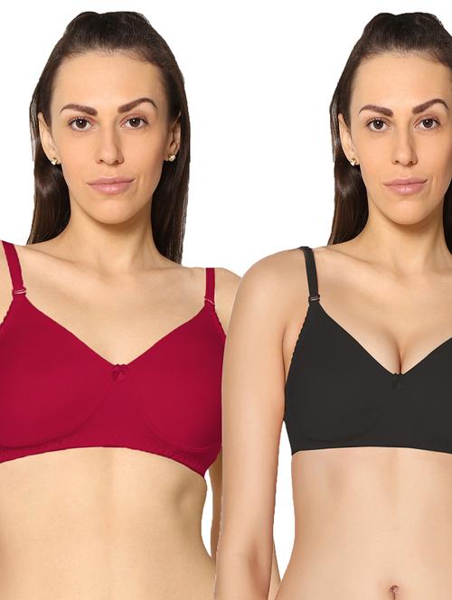 pack of 2 solid t-shirt bra - 20410726 - Very Small Image - 1