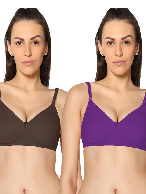 pack of 2 solid t-shirt bra - 20410753 - Very Small Image - 1