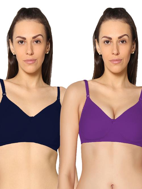 pack of 2 solid t-shirt bra - 20410755 - Very Small Image - 1