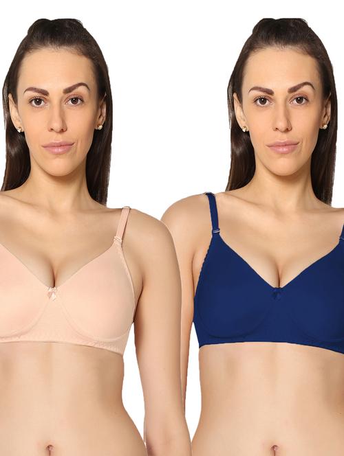 pack of 2 solid t-shirt bra - 20410778 - Very Small Image - 1