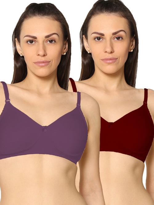 pack of 2 solid t-shirt bra - 20410783 - Very Small Image - 1